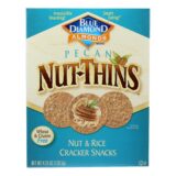Blue Diamond, Nut Thins, Pecan, Case Of 12, 4.25 Oz.
