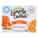 Simply Delish Natural Jel Dessert, Orange, Case Of 6, 1.6 Oz.