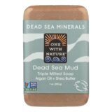 One With Nature Dead Sea Mineral Dead Sea Mud Soap, 7 Oz