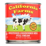 California Farms Sweetened Condensed Milk, Case Of 24, 14 Fl Oz.