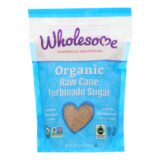 Wholesome Sweeteners Sugar, Organic, Turbinado, Raw Cane, 1.5 Lb, Case Of 12