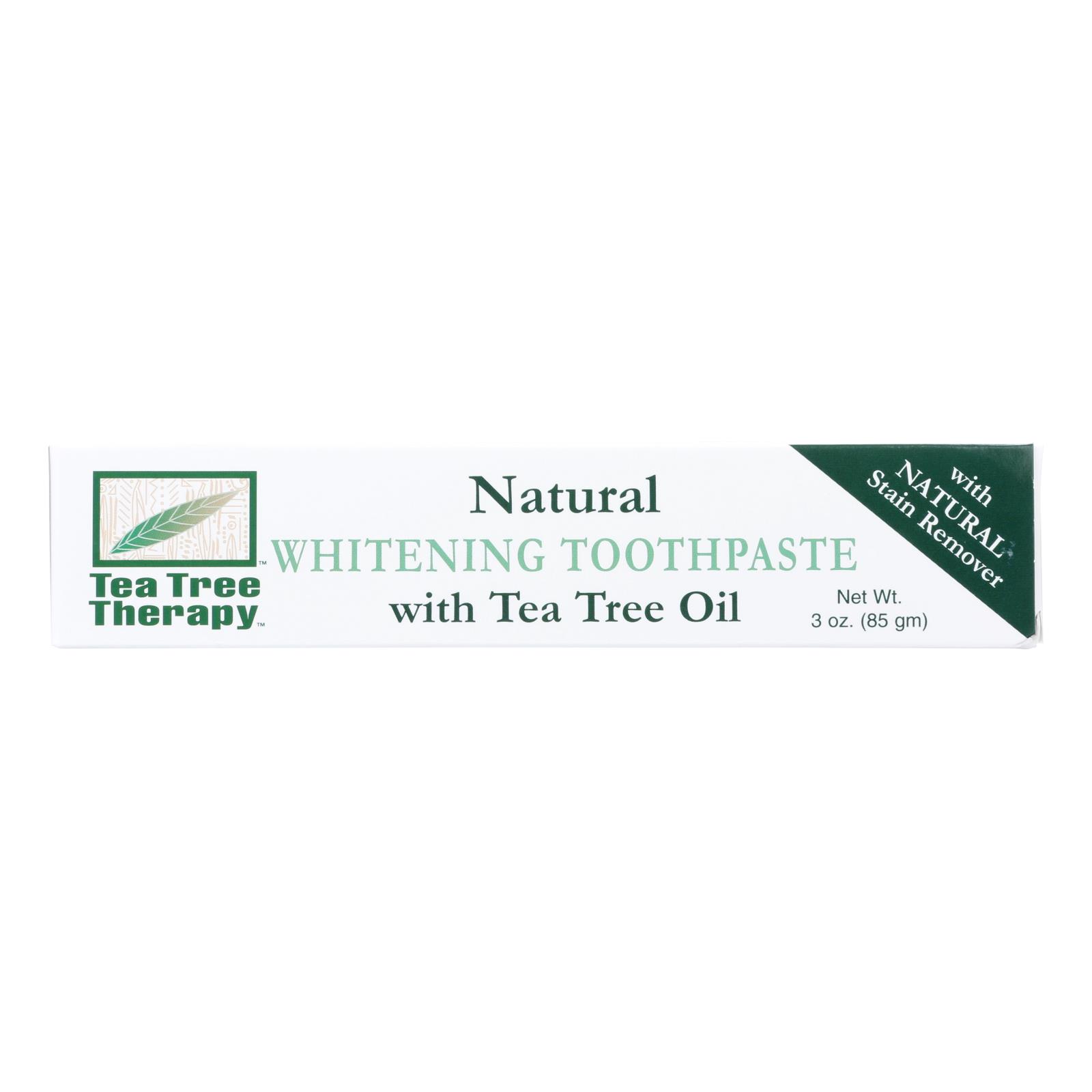 Tea Tree Therapy Natural Whitening Toothpaste, 3 Oz