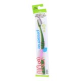 Preserve Adult Toothbrush In A Lightweight Pouch Medium, 6 Pack, Assorted Colors