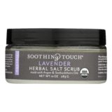 Soothing Touch Scrub, Organic, Salt, Herbal, Lavender, 10 Oz