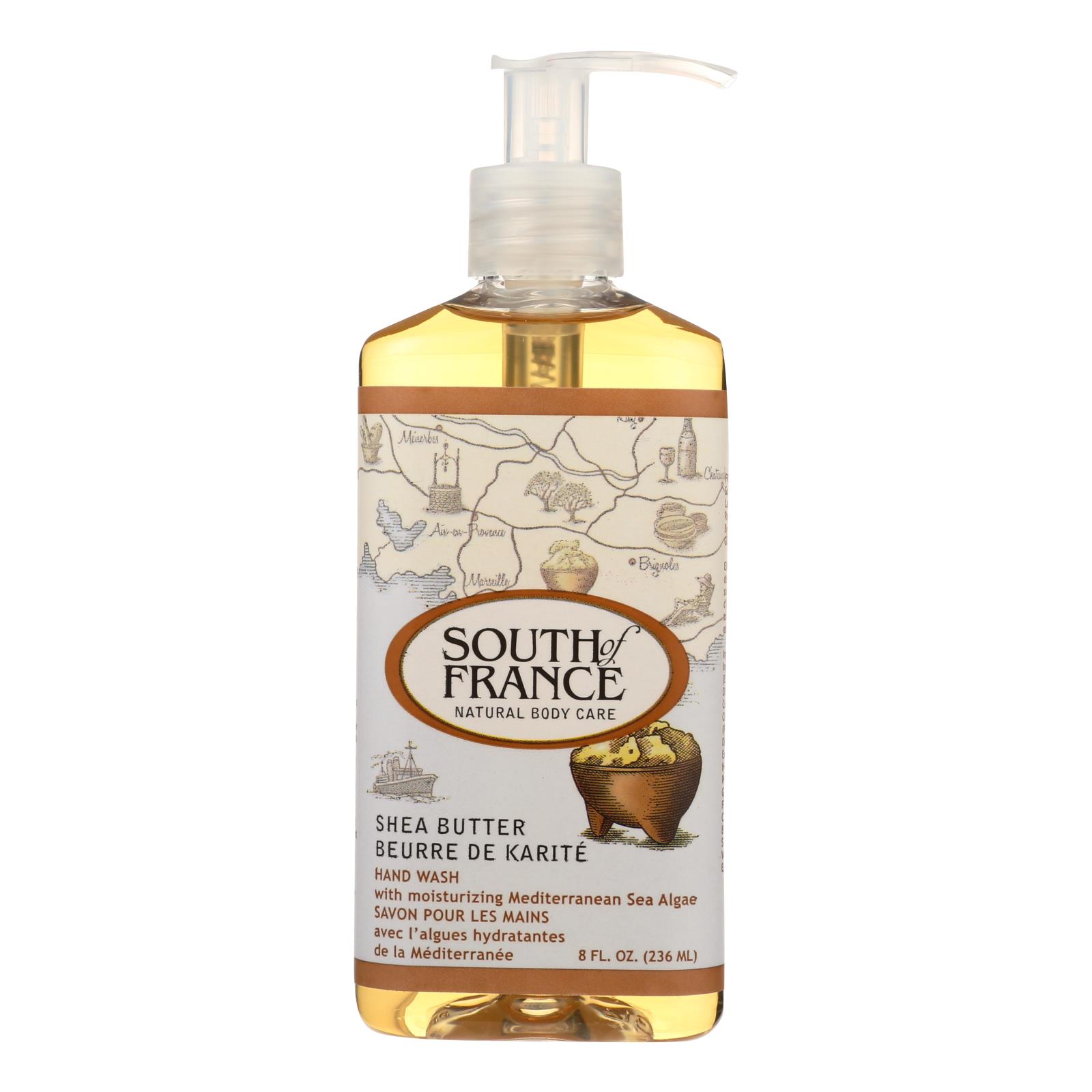 South Of France Hand Wash, Shea Butter, 8 Oz