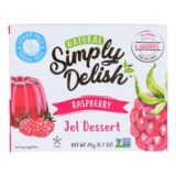 Simply Delish Jel Dessert, Raspberry, Case Of 6, 1.6 Oz.