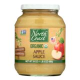 North Coast Organic Apple Sauce , Case Of 12, 24 Fz