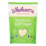 Wholesome Sweeteners Sugar, Organic, Cane, Fair Trade, 2 Lb, Case Of 12