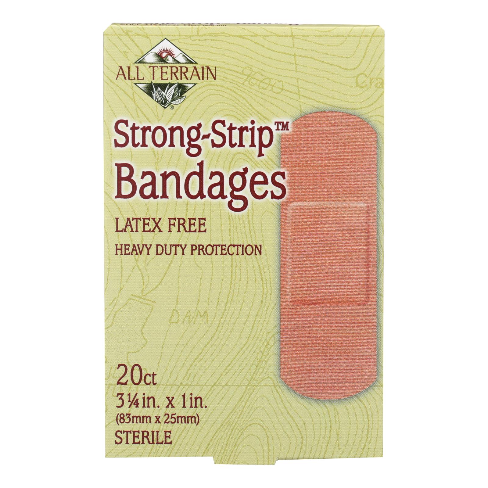 All Terrain, Bandages, Strong-strip, 20 Count, 1 Each