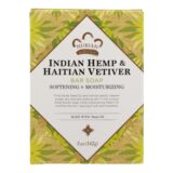Nubian Heritage Bar Soap Indian Hemp And Haitian Vetiver, 5 Oz