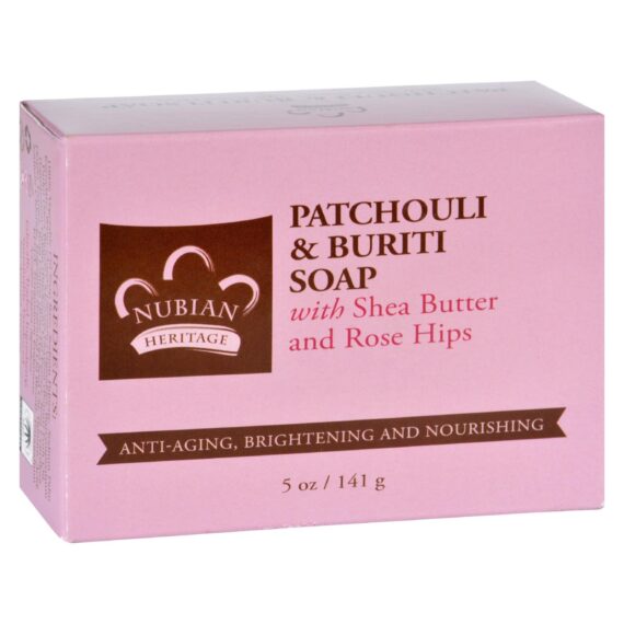 Nubian Heritage Bar Soap, Patchouli And Buriti, 5 Oz