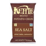 Kettle Brand Potato Chips, Sea Salt, Case Of 15, 5 Oz.