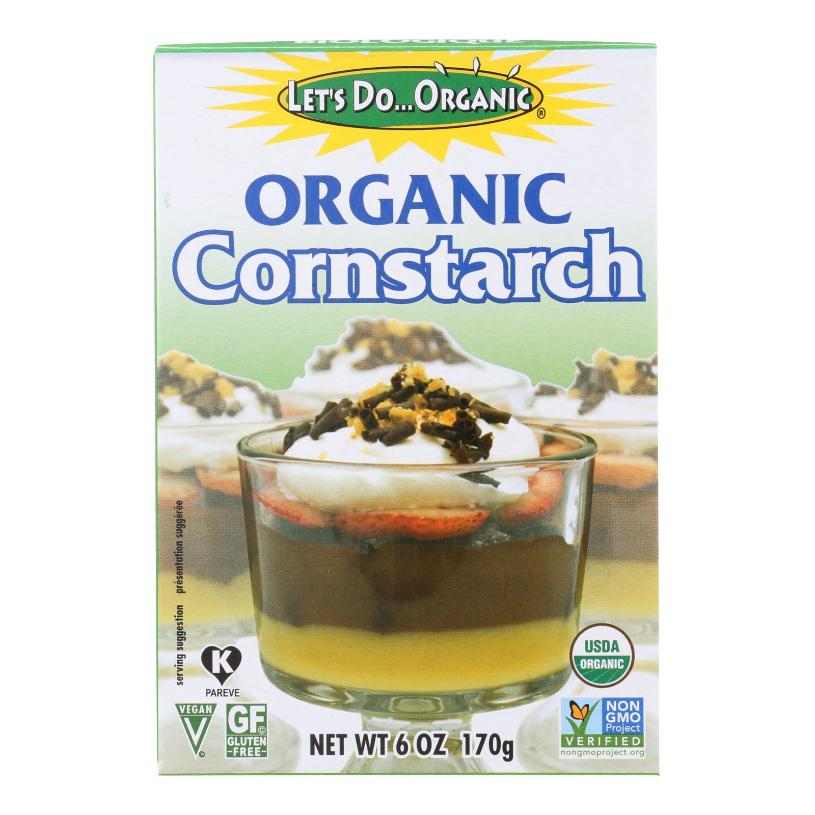Let's Do Organics Cornstarch, Organic, 6 Oz, Case Of 6