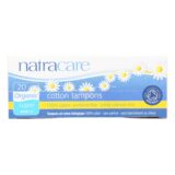 Natracare 100% Organic Cotton Tampons Super, 20 Tampons