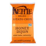 Kettle Brand Potato Chips, Honey Dijon, 5 Oz, Case Of 15