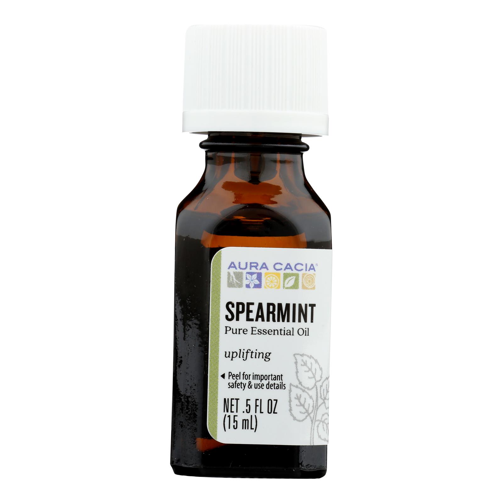Aura Cacia, Essential Oil Spearmint, 0.5 Fl Oz