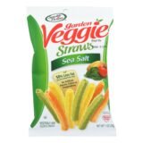Sensible Portions Garden Veggie Straws, Sea Salt, Case Of 24, 1 Oz.