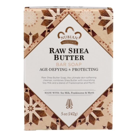 Nubian Heritage Bar Soap Raw Shea Butter, 5 Oz