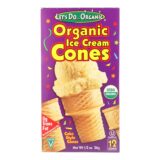 Let's Do Organics Ice Cream Cones, Organic, Case Of 12, 1.2 Oz.
