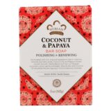 Nubian Heritage Bar Soap Coconut And Papaya With Vanilla Beans, 5 Oz