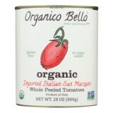 Organico Bello Tomatoes, Organic, Whole, Case Of 12, 28 Oz