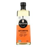 Spectrum Naturals High Heat Refined Safflower Oil, Case Of 12, 32 Fl Oz.