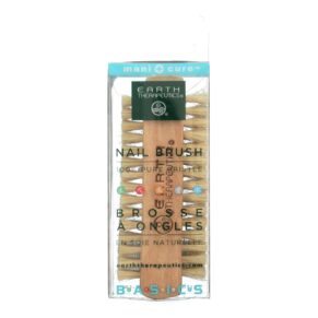 Earth Therapeutics Professional Nail Brush 100% Pure Bristle, 1 Brush
