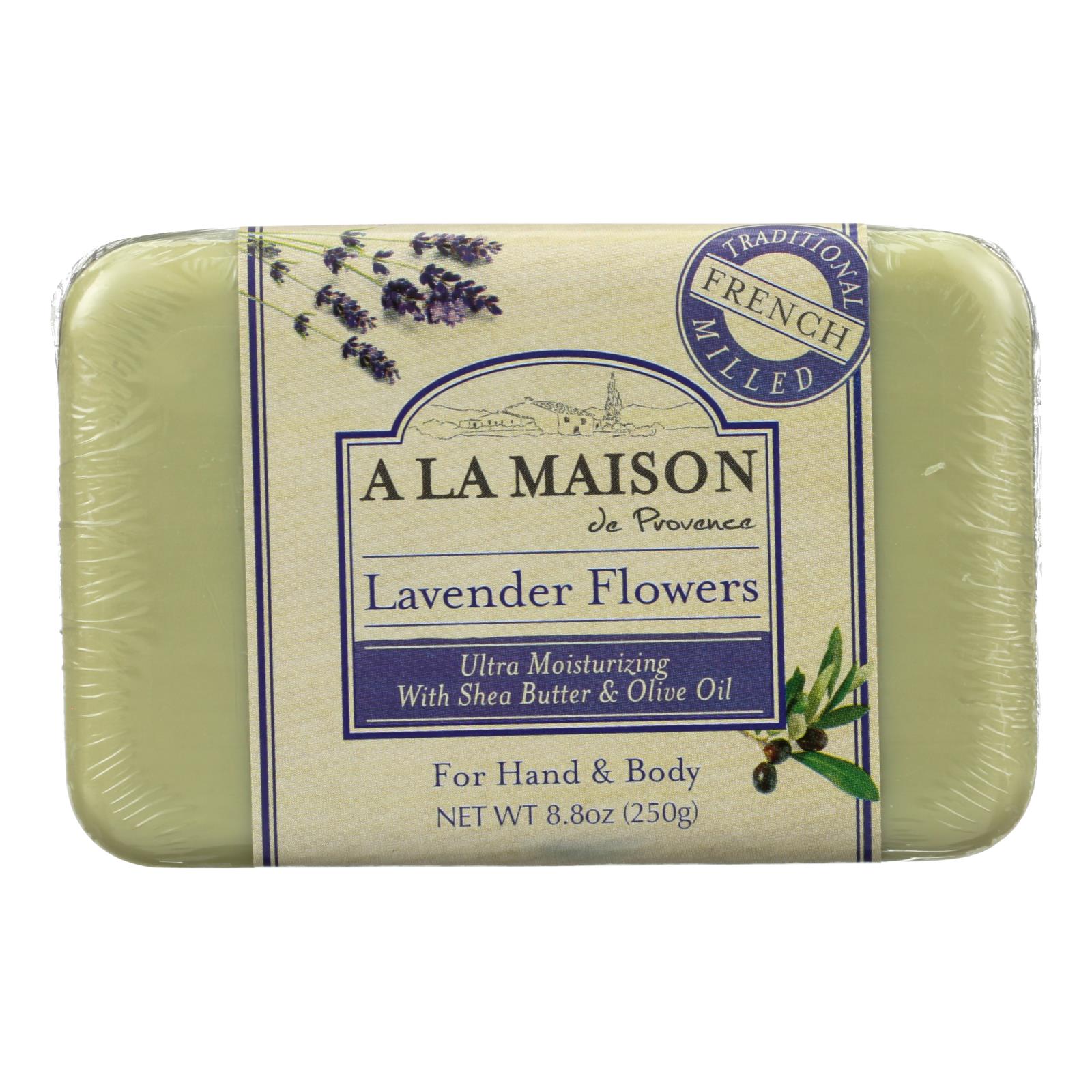 A La Maison, Bar Soap, Lavender Flowers, 8.8 Oz