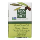 Kiss My Face Bar Soap Pure Olive Oil Fragrance Free, 8 Oz