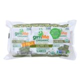 Gimme Seaweed Snacks Seaweed Snack, Organic, Extra Virgin Olive Oil, Case Of 8, 6/.17 Oz