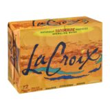 Lacroix Sparkling Water, Tangerine, Case Of 2, 12/12 Fl Oz