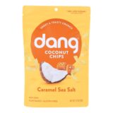 Dang, Toasted Coconut Chips, Caramel Sea Salt, Case Of 12, 3.17 Oz.
