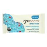 Gomacro Organic Macrobar, Peanut Protein, 2.3 Oz Bars, Case Of 12