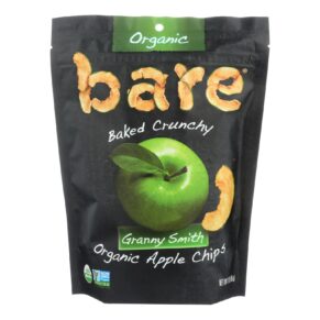 Bare Fruit Organic Bare Apple Chips, Case Of 12, 3 Oz.
