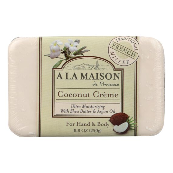 A La Maison, Bar Soap, Coconut Creme, 8.8 Oz