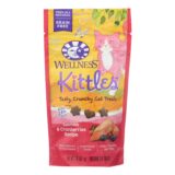 Wellness Pet Products, Cat Treat Kittles Slm&crn, Case Of 14, 2 Oz