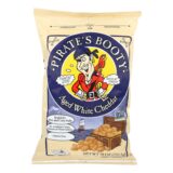 Pirate Brands Booty Puffs, Aged White Cheddar, Case Of 6, 10 Oz.