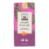 Endangered Species Chocolate Bar, Dark Chocolate, Caramel, Sea Salt, 3 Oz, Case Of 12