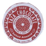 Taza Chocolate Organic Chocolate Mexicano Discs, 40 Percent Dark Chocolate, Salted Almond, 2.7 Oz, Case Of 12