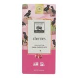 Endangered Species Natural Chocolate Bars, Dark Chocolate, 72 Percent Cocoa, Cherries, 3 Oz Bars, Case Of 12