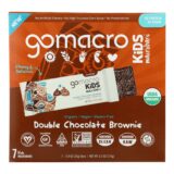 Gomacro - Kids Macrobar Double Chocolate Brownie - Case Of 7 - 6.3 Oz