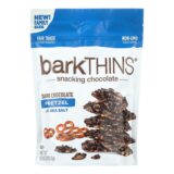 Bark Thins Snacking Dark Chocolate Pretzel, Sea Salt, Case Of 9, 10 Oz.