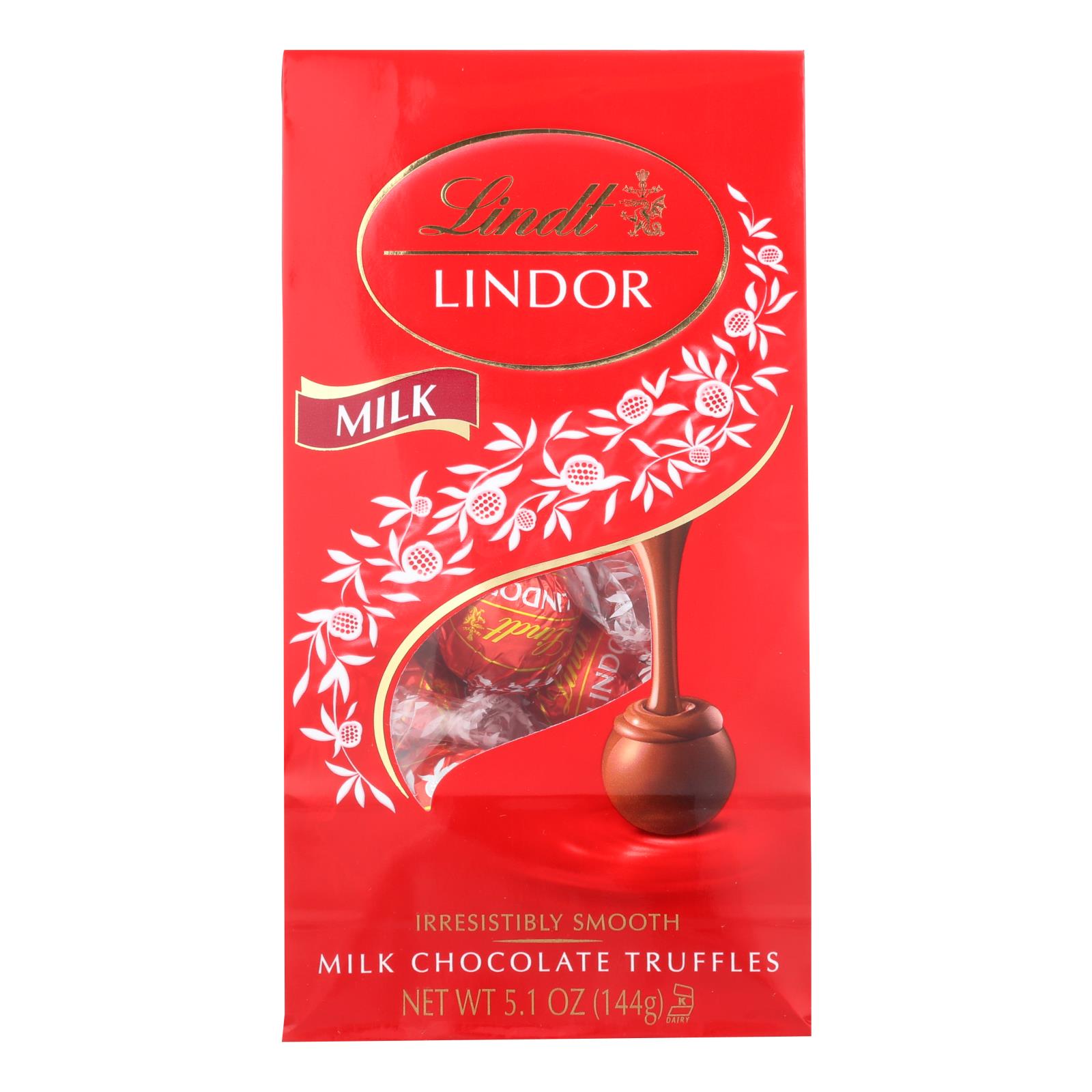 Lindt, Truffles Milk Chocolate Bag, Case Of 6-5.1 Oz