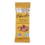 Chocolove Xoxox, Premium Chocolate Bar, Dark Chocolate, Almonds And Sea Salt, Mini 1.3 Oz Bars, Case Of 12