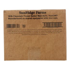 Sunridge Farms Milk Chocolate Peanut Butter Malt Balls, Single Bulk Item, 10lb
