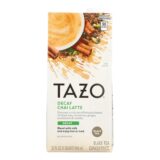 Tazo Tea Decaf Tea, Chai Latte, Case Of 6, 32 Fl Oz