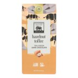 Endangered Species Natural Chocolate Bars, Dark Chocolate, 72 Percent Cocoa, Hazelnut Toffee, 3 Oz Bars, Case Of 12