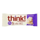 Think Products Thin Bar, White Chocolate, Case Of 10, 2.1 Oz