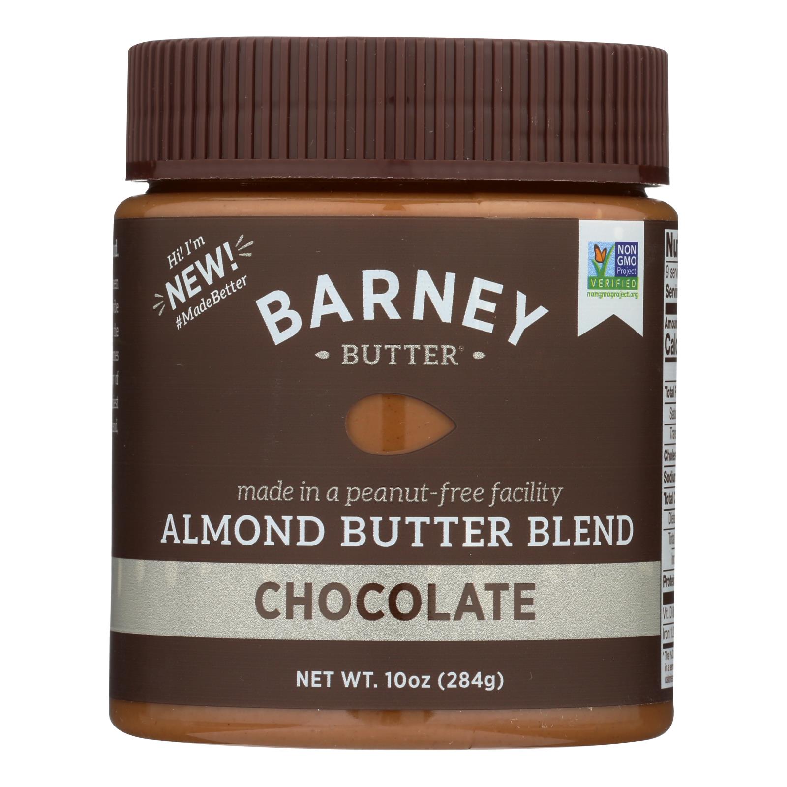 Barney Butter Chocolate Almond Butter Blend - Case Of 6 - 10 Oz