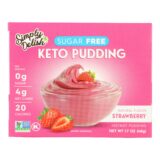 Simply Delish - Pudding Mix Strawberry - Case Of 6-1.7 Oz